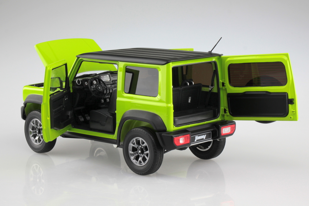 1/18 スズキ ジムニーシエラ キネティックイエロー - AOSHIMA SCALE