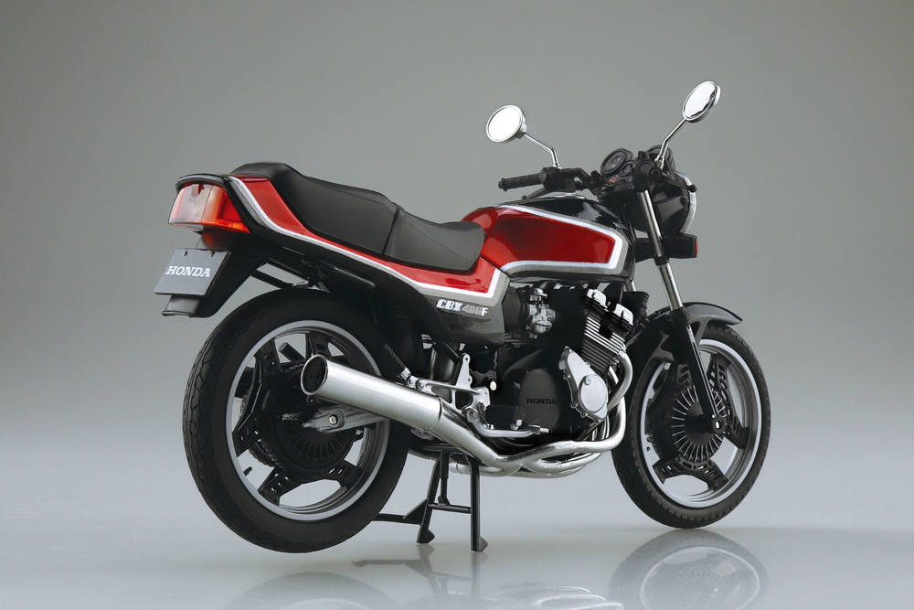 Honda CBX400F ブラック/キャンディアラモアナレッド - AOSHIMA SCALE