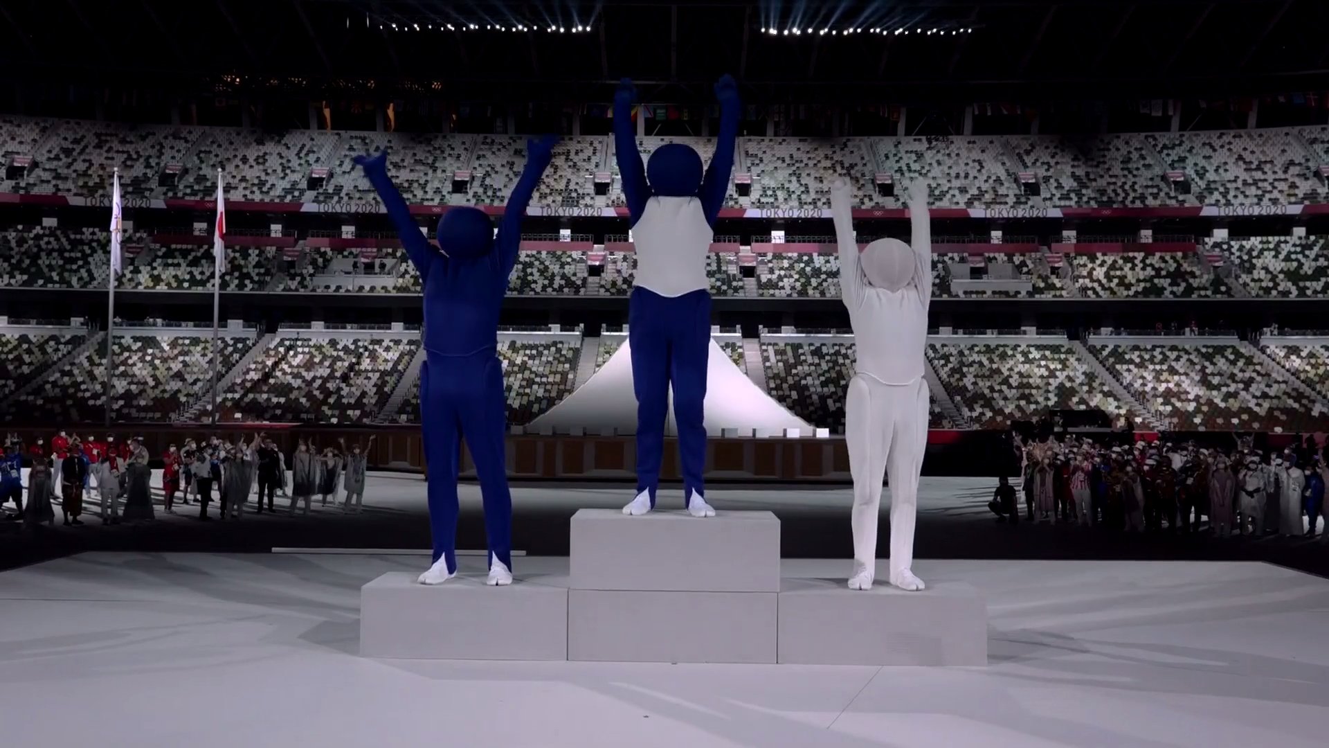 東京2020オリンピック開会式「オリンピック公式版のピクトグラムさんの