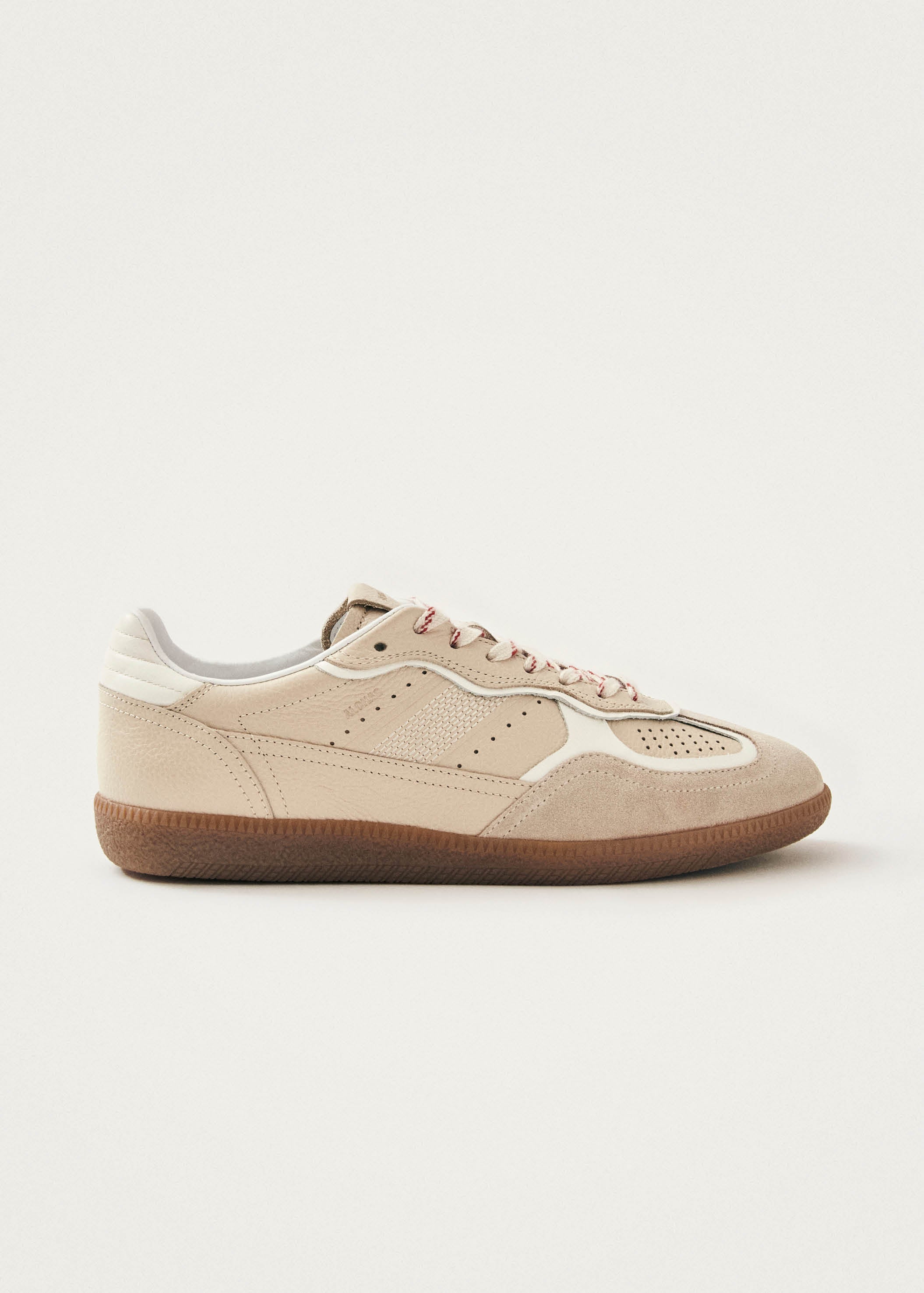 Tb.490 Rife Grain Cream Leather Sneakers | ALOHAS