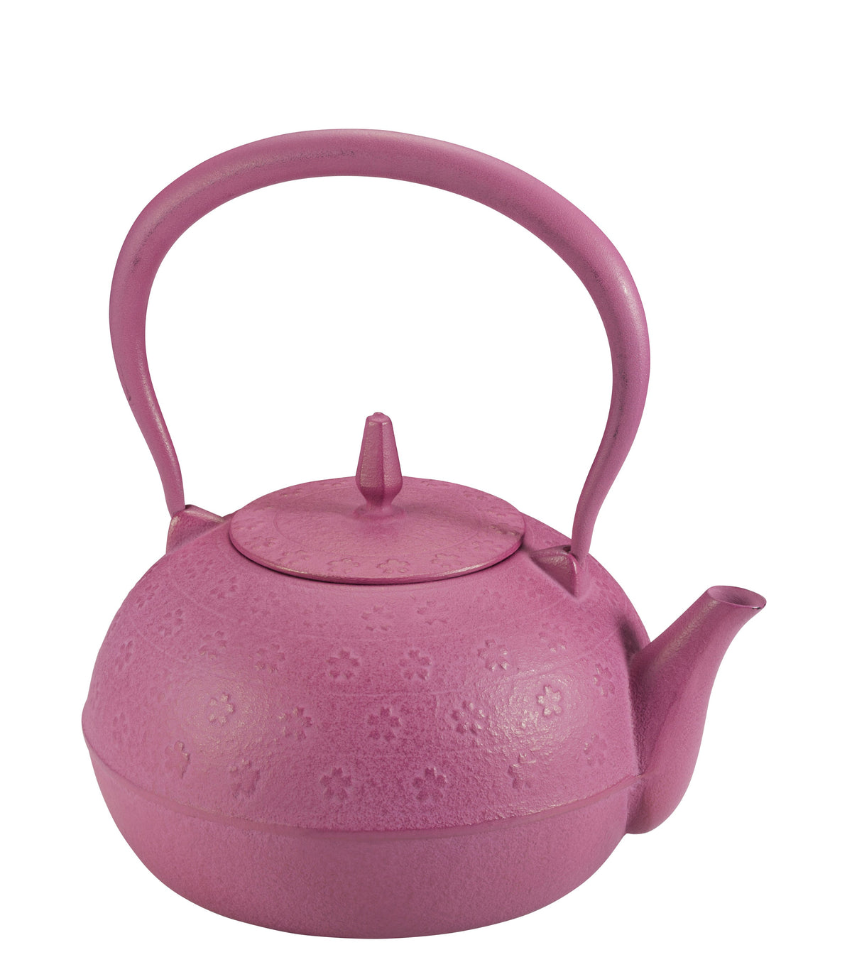 南部鉄瓶 梔子 さくら文様ピンク