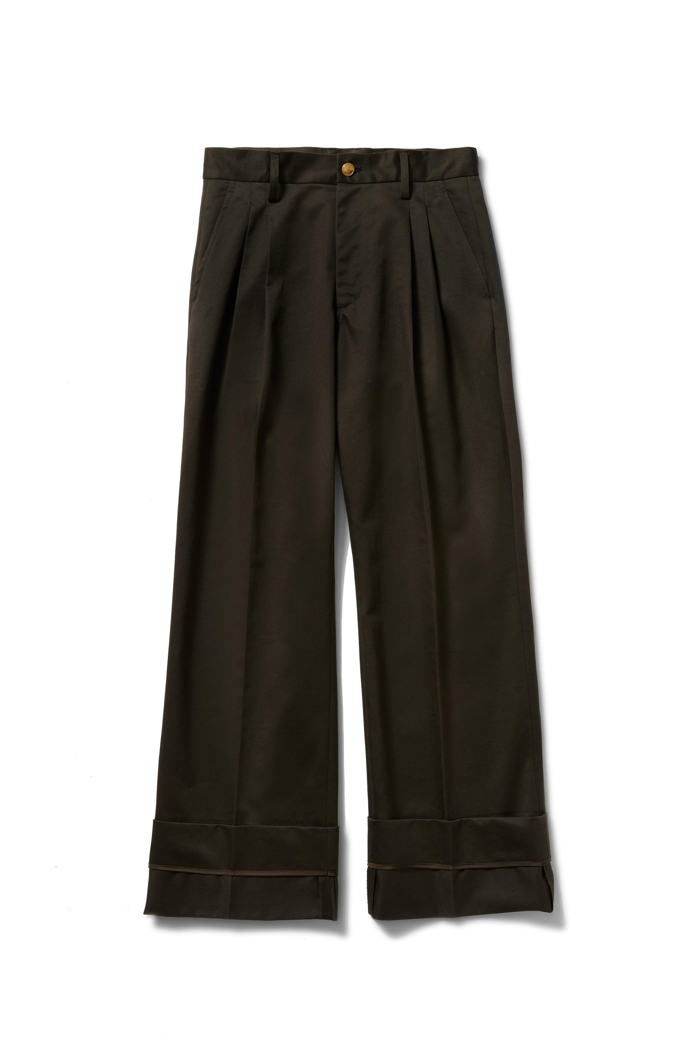 Pantalon chino 【a】ダークエスプレッソカーキ – aLORS online store