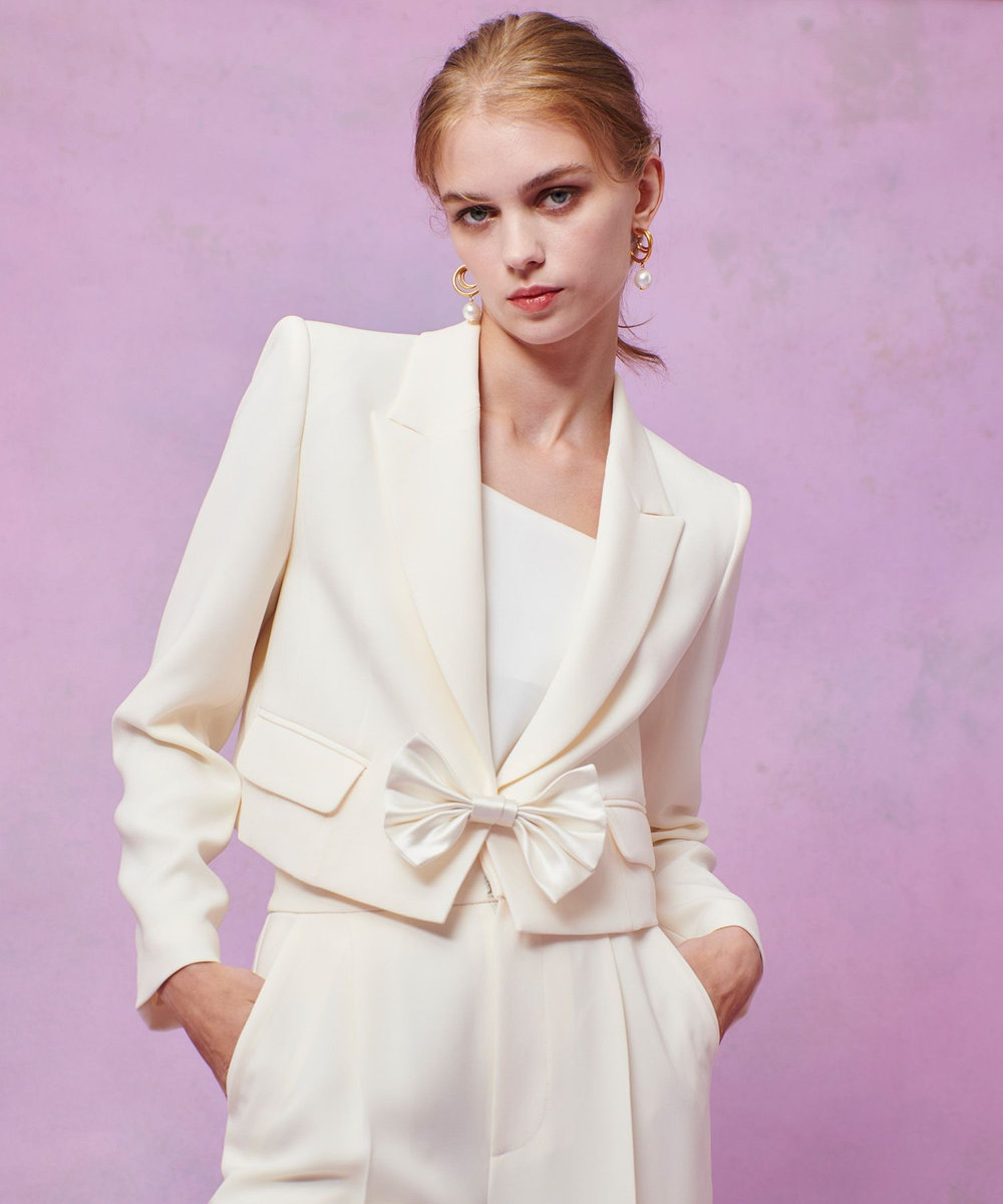 LOULOU WILLOUGHBY】ダブルクロスショートジャケット|allureville