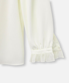 LOULOU WILLOUGHBY】ヨーリューフリルタイブラウス|allureville