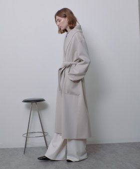 カシミヤ混リバービックショールコート|allureville OFFICIAL SITE