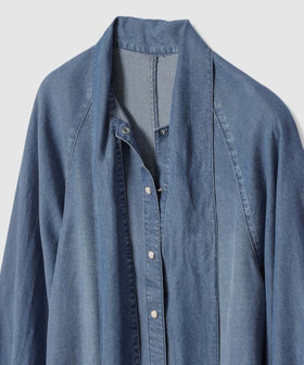 デニムボウブラウス|allureville OFFICIAL SITE / ONLINE SHOP