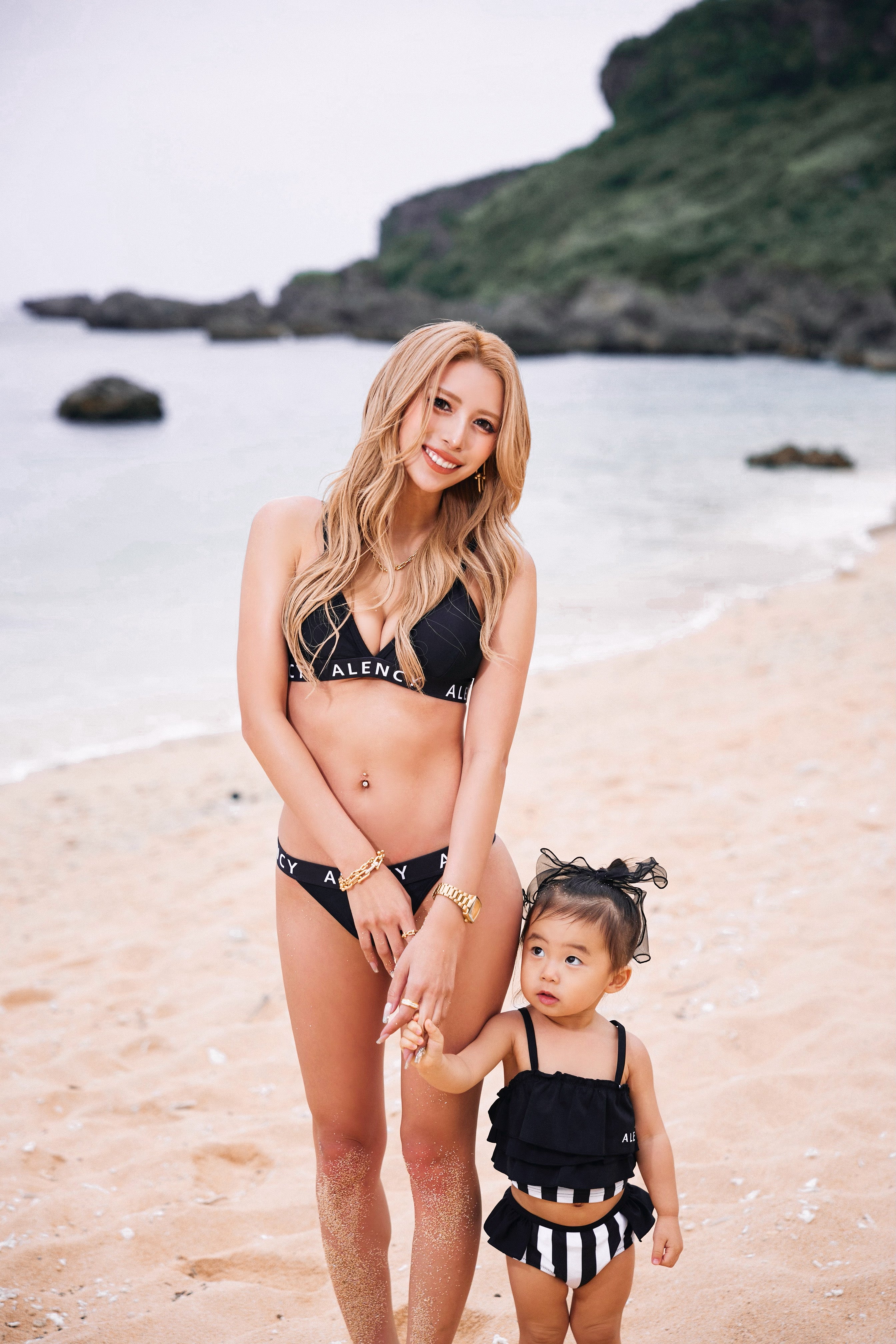 KIDSストライプビキニ