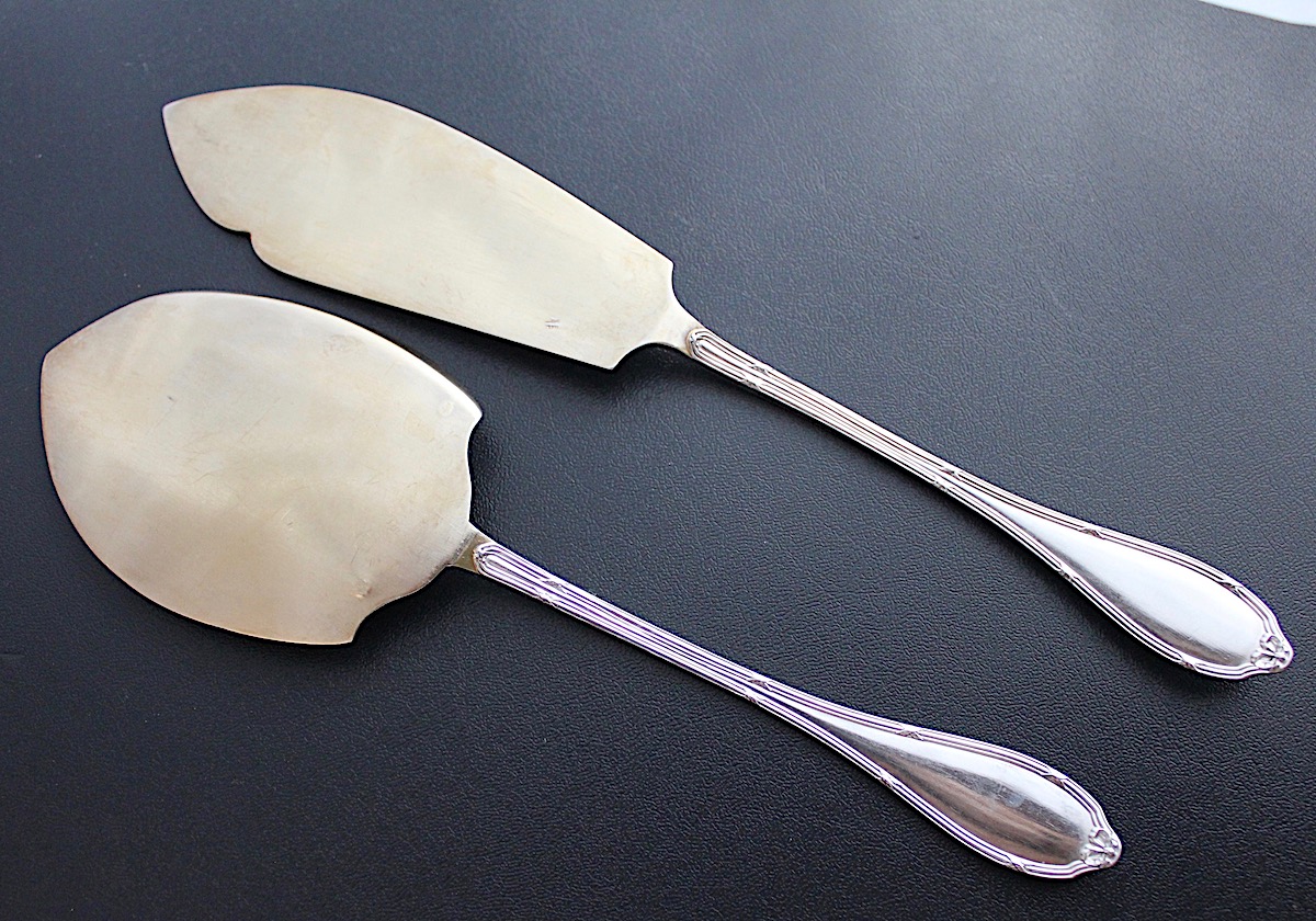 Sold：フレンチシルバー、リボンのアイスクリームサーバー | アリス