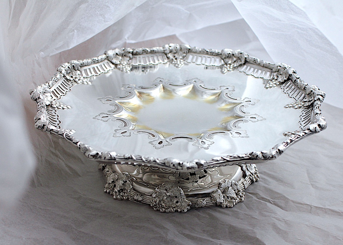 Sold：ティファニー純銀コンポート(Tazza) | アリスアンティークス