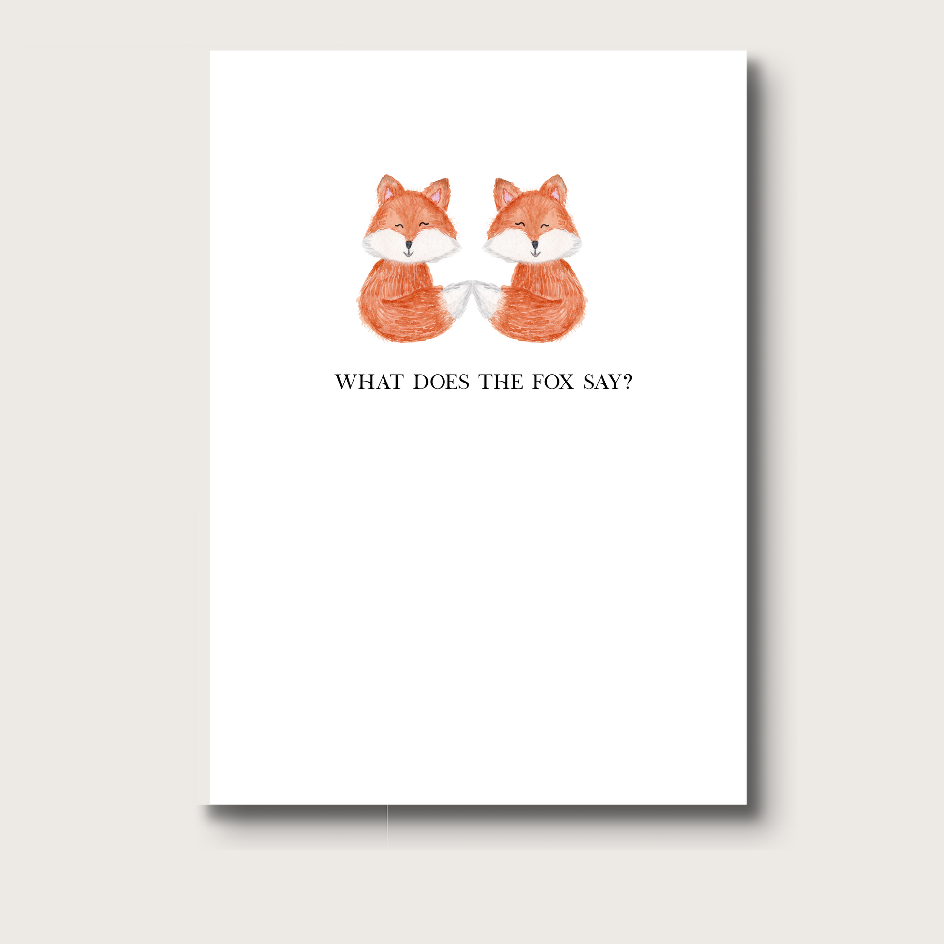 What Does the Fox Say – AligN Art Studio