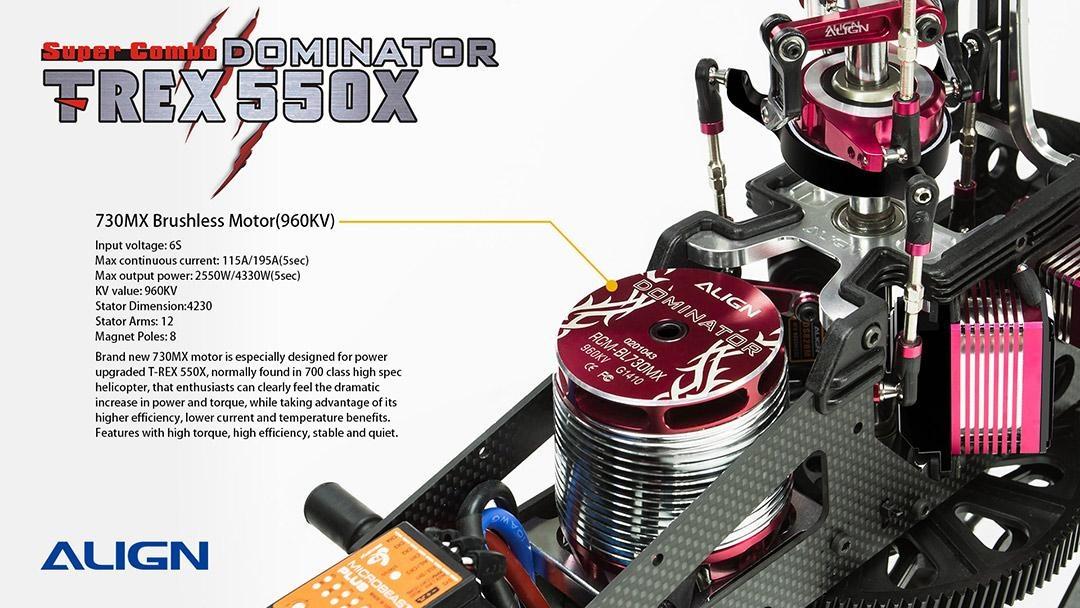 Align T-REX 550X Super Combo RH55E18 RC Helicopter