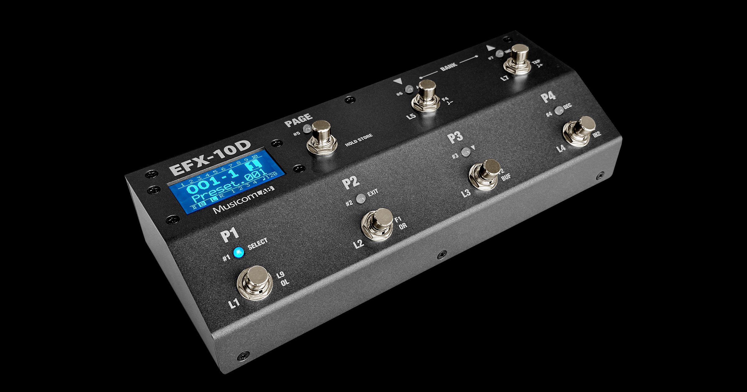 MusicomLAB | EFX-10D | MIDI ループ・スイッチャー | 製品情報