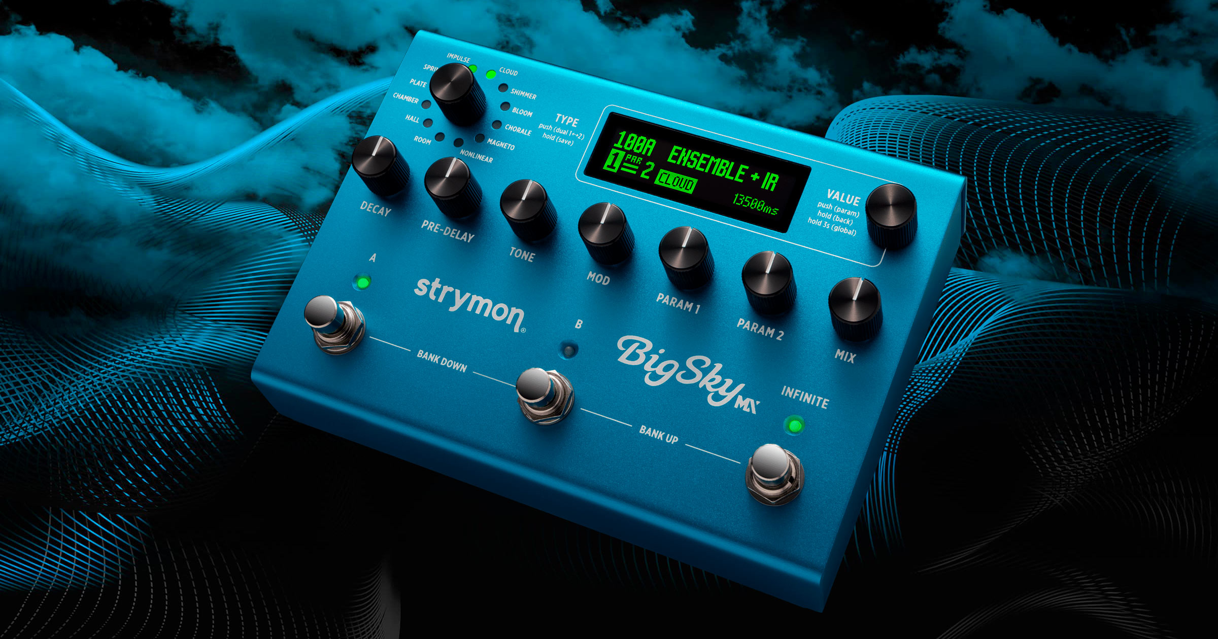 strymon | BigSky MX | リバーブ・エフェクター | 製品情報