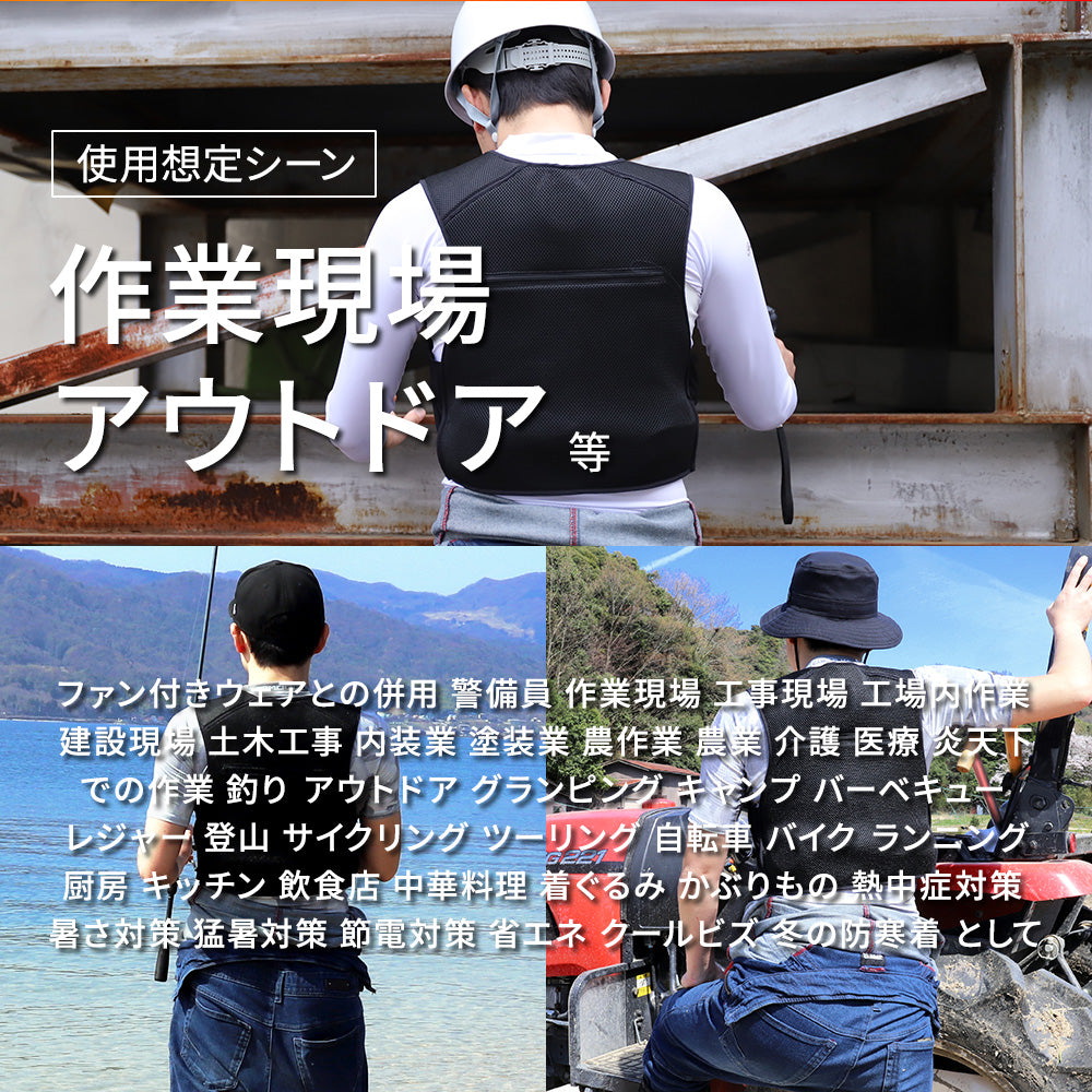 めちゃクール®＆めちゃヒート® ペルチェベスト 冷却温熱両用ベスト