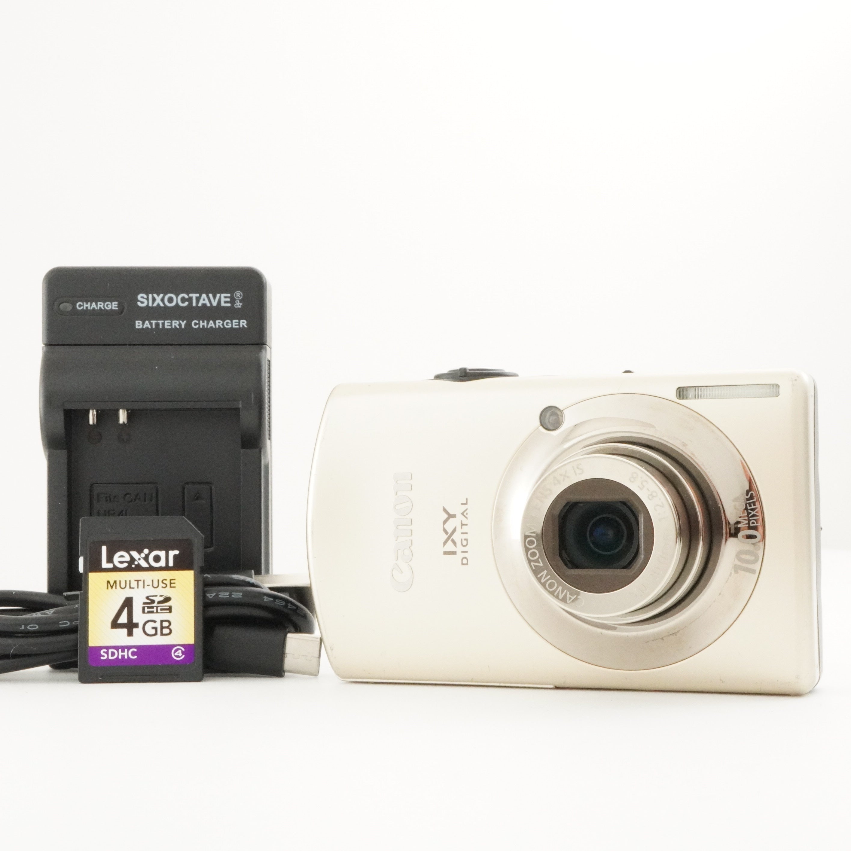 Canon IXY DIGITAL 920 IS Gold With 4GB SDHC Card Digital Camera