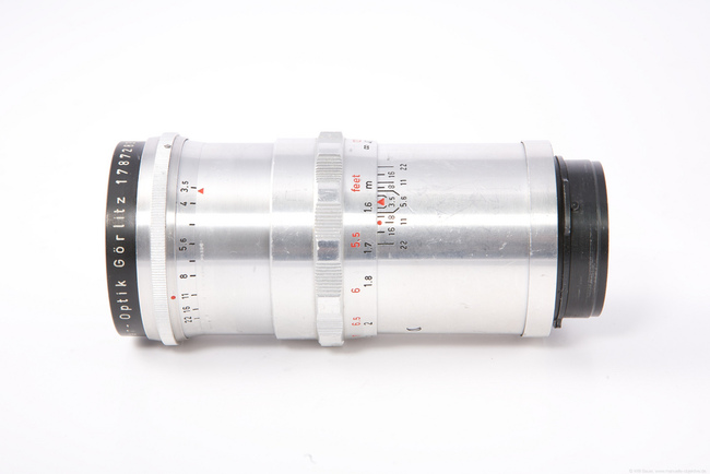 The Meyer-Optik Görlitz Primotar 135 mm f/ 3.5 Lens. Specs. MTF