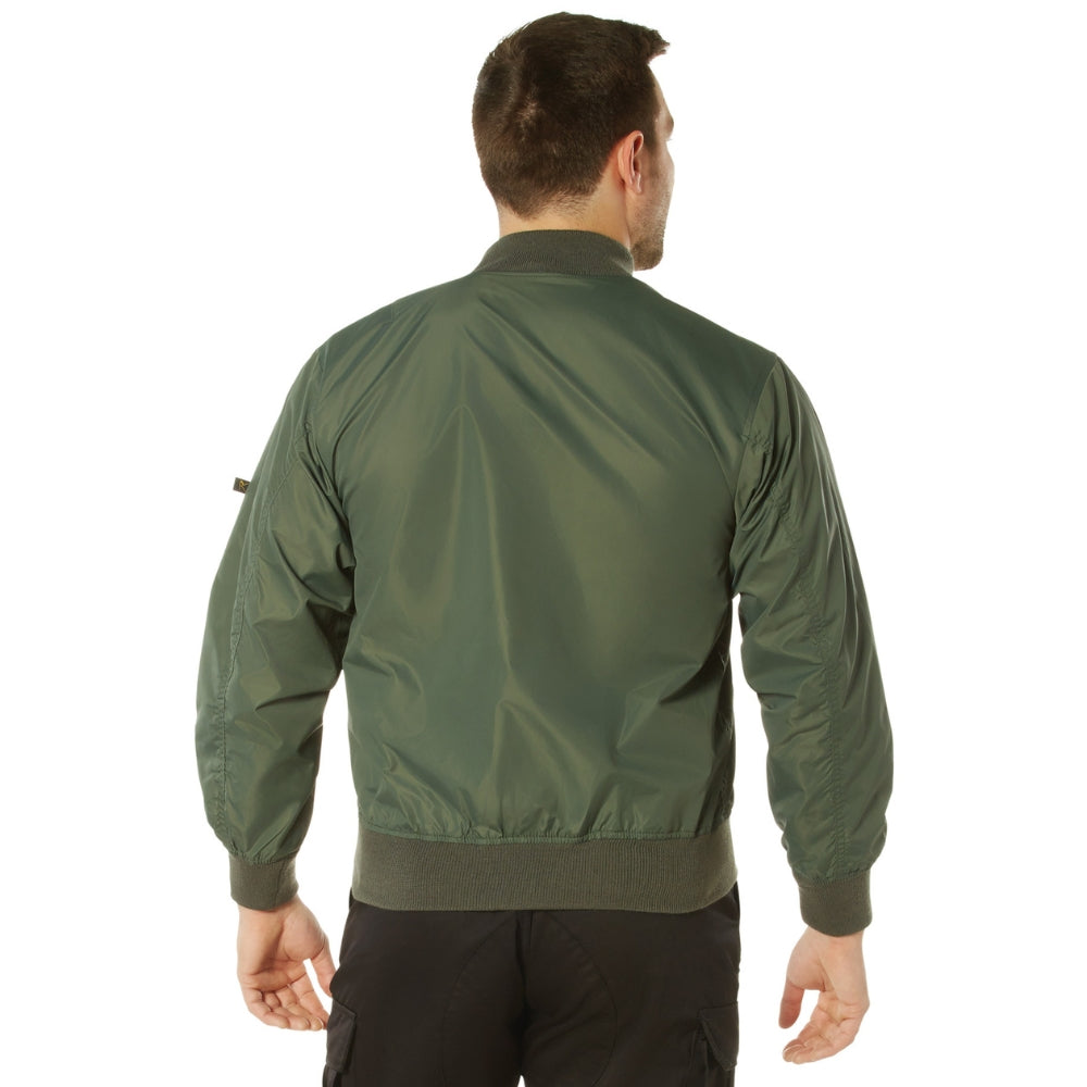 Rothco Lightweight MA-1 Flight Jacket (Sage Green)