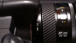 MINOLTA AF ZOOM 24-50mm F4 「小三元」と呼ばれるF4通しのレンズ
