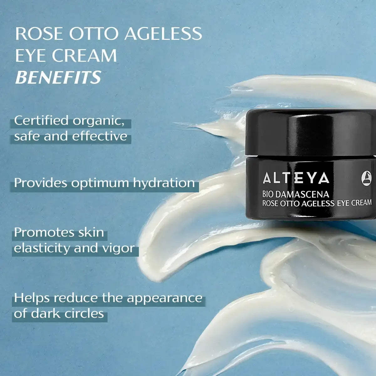 Bio Damascena Ageless Rose Otto Eye Cream - Bulgarian Rose Otto