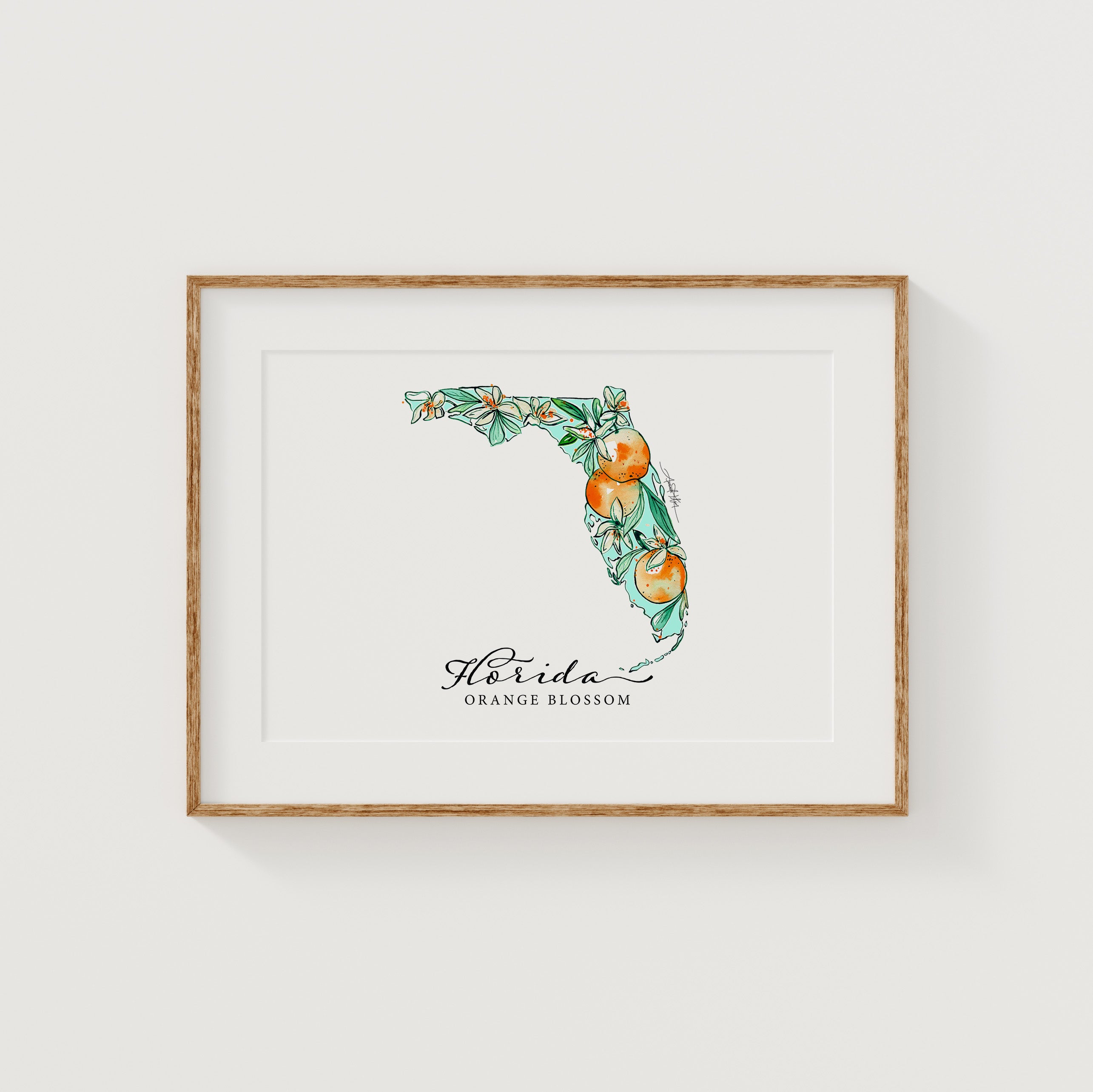 Florida Orange Blossom State Flower Fine Art Print – Amanda Klein