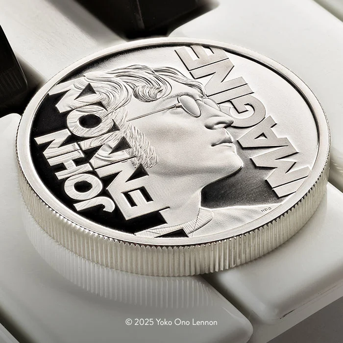 英国王立造幣局 ジョン・レノンを称える公式コイン発行 - amass