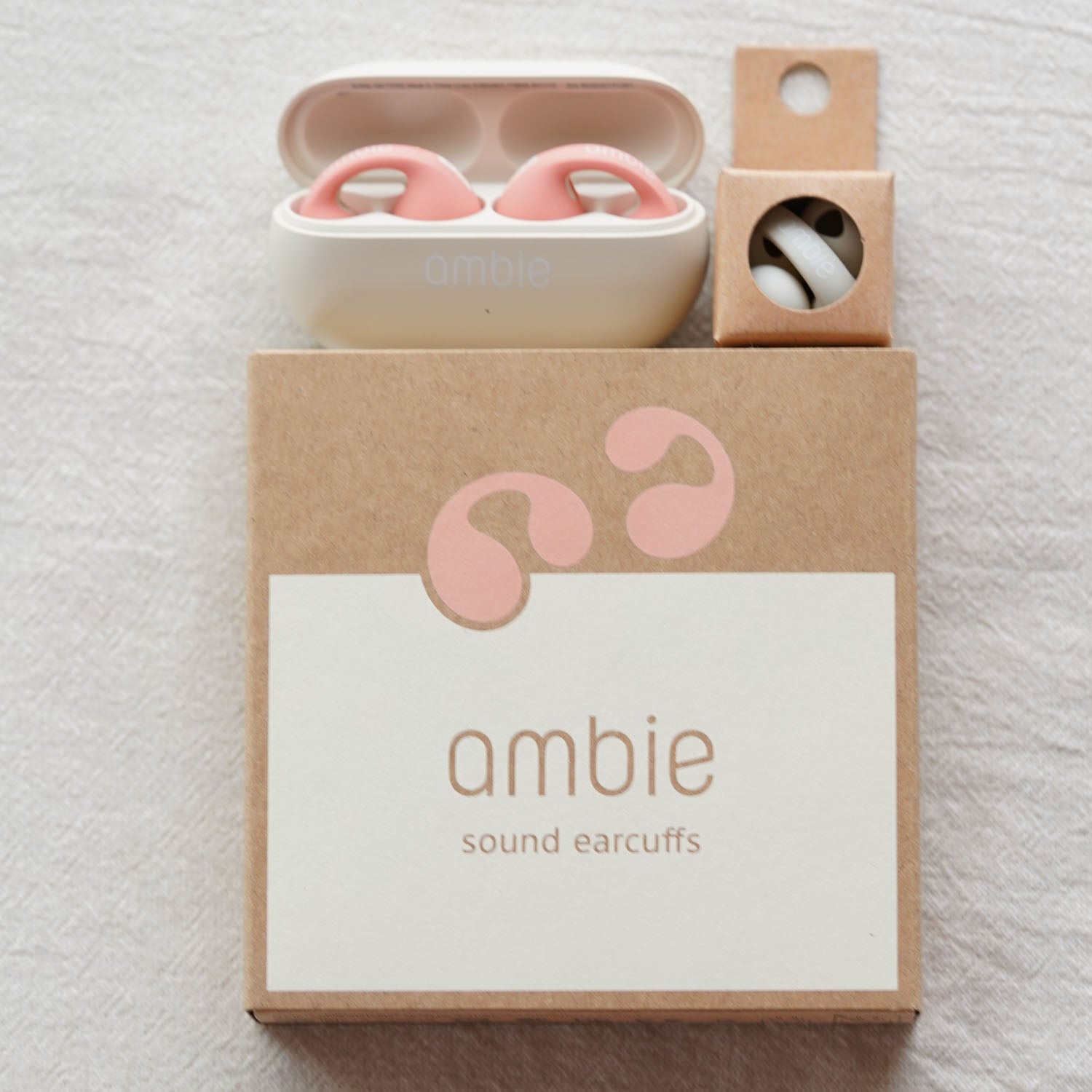 ambie sound earcuffs AM-TW02イヤーカフイヤホンスターターセット