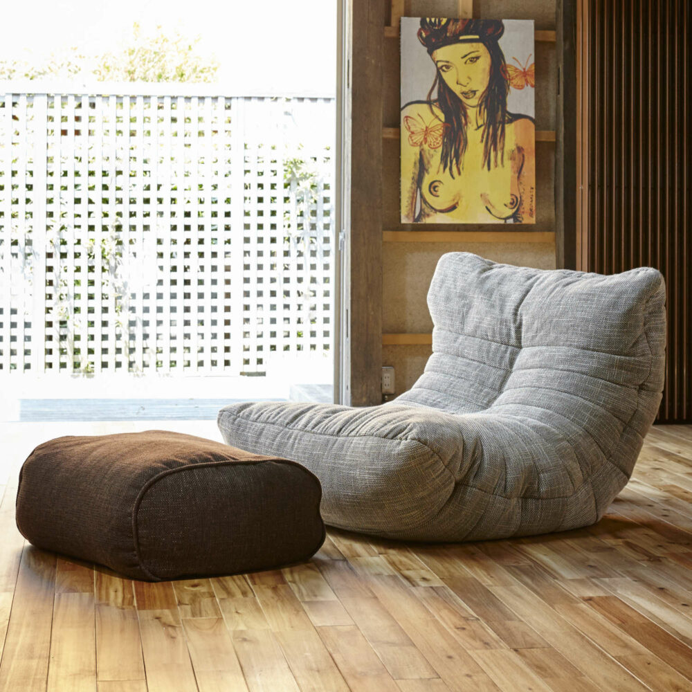 3003【オットマン】ambient lounge ウィングオットマン スツール