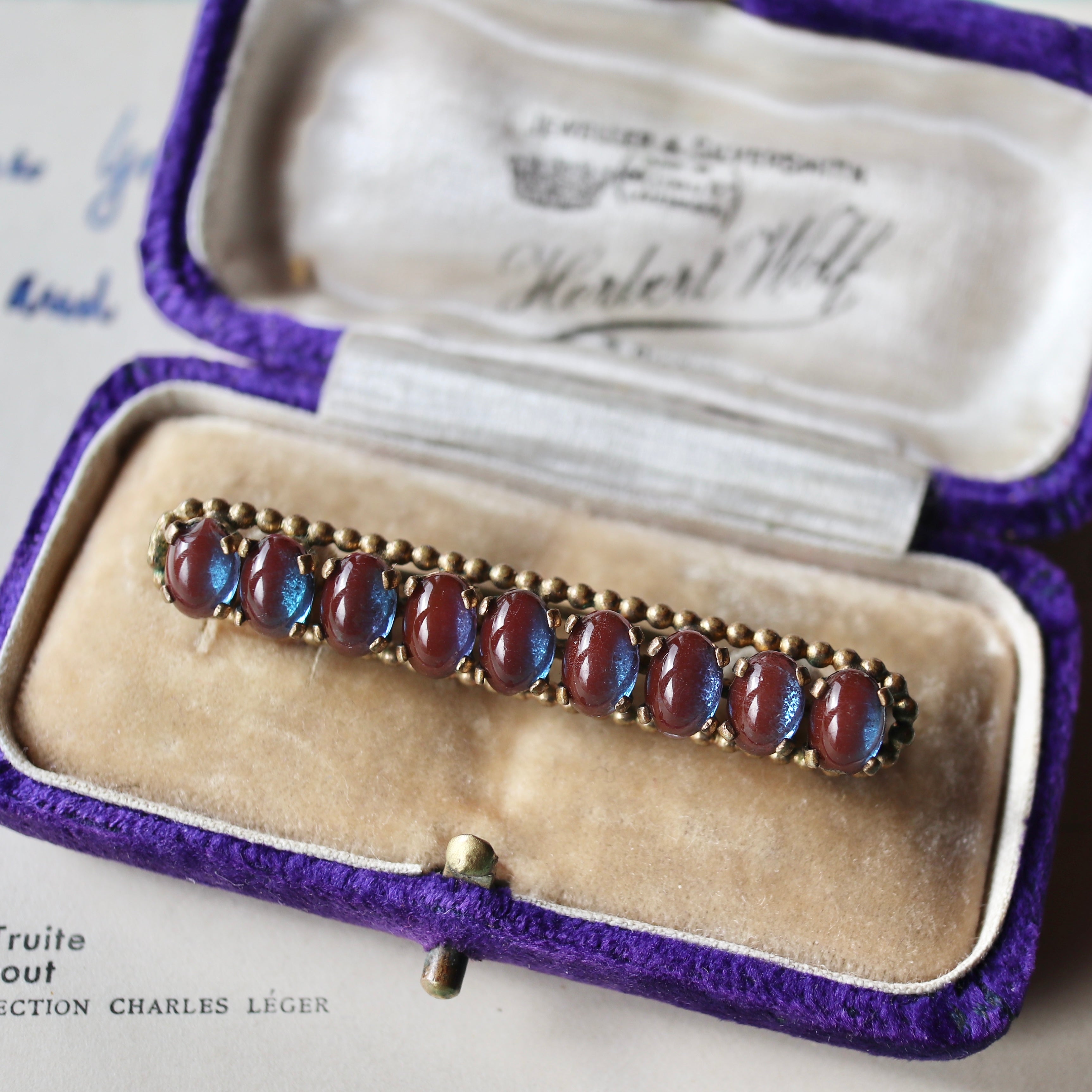 サフィリーン バーブローチ – Amelie Antique