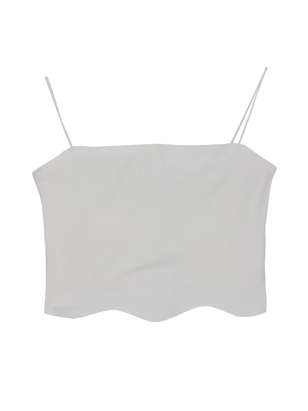 WAVE HEM BUSTIER TOP