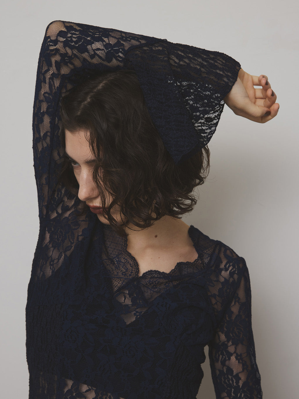 COMBINATION LACE TOP