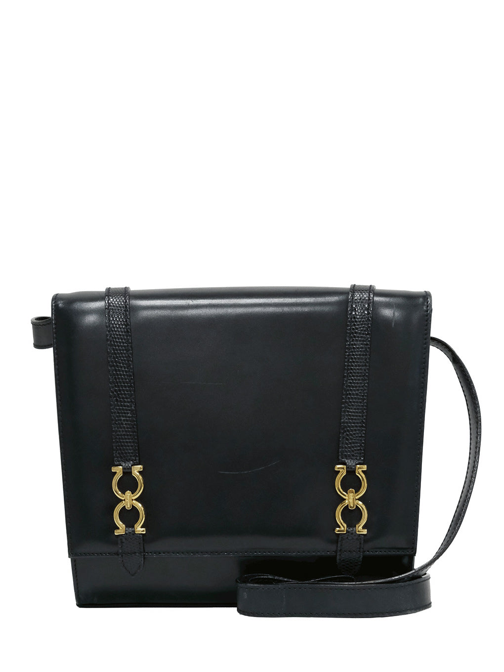 Ferragamo ガンチーニ金具ショルダーバッグ