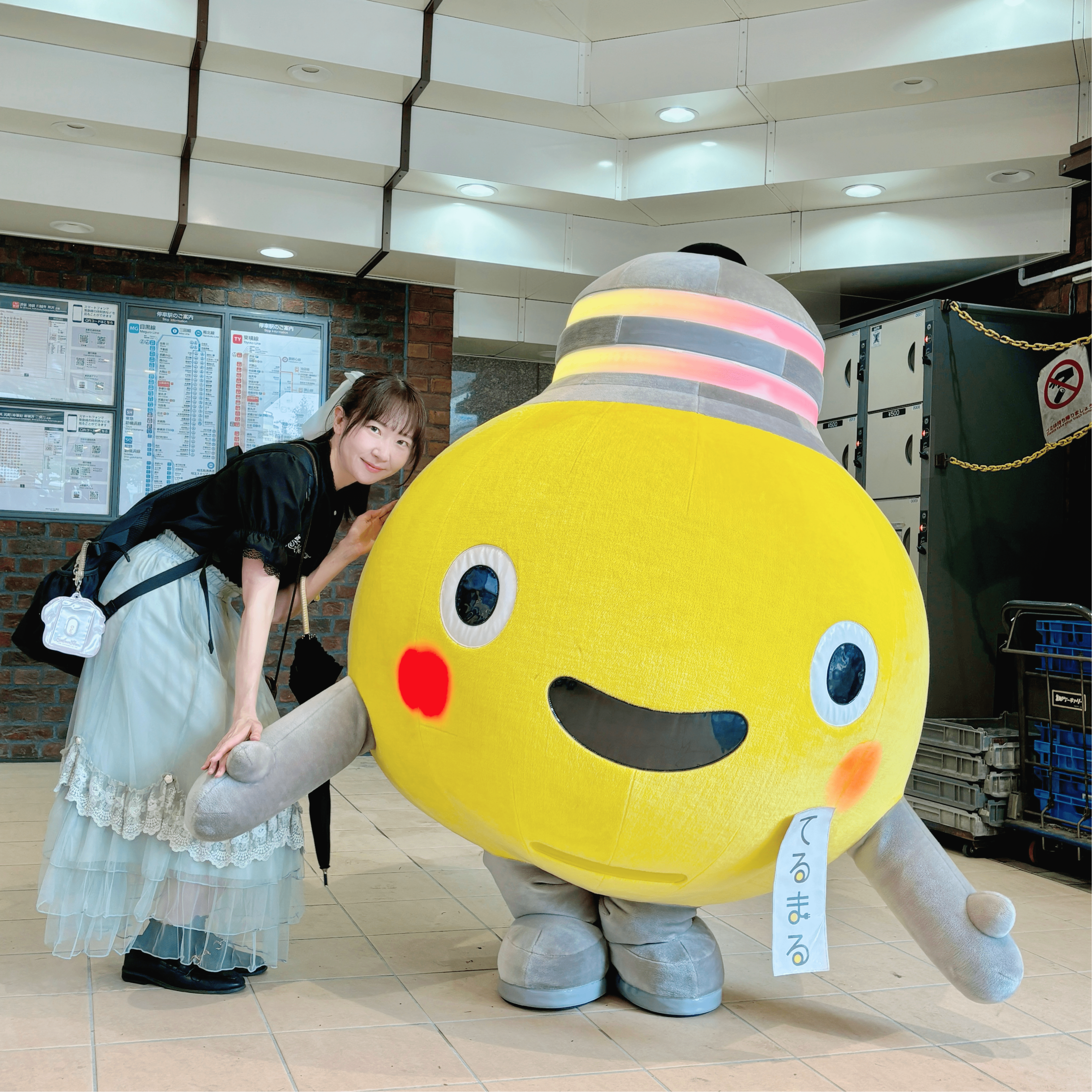 のるるん＆てるまる に会ってきた＠田園調布駅│あみろぐ｜Ami