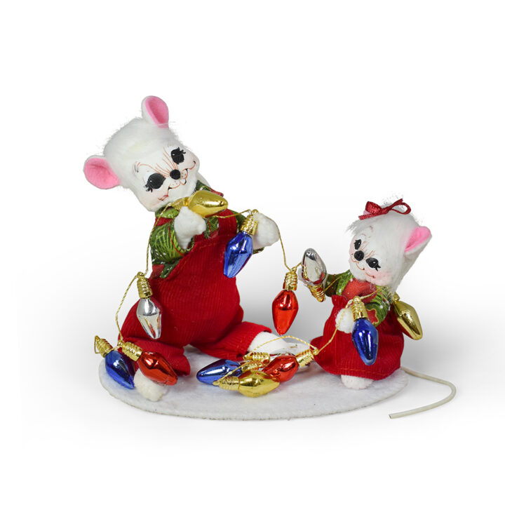 3in Yuletide Gift Mouse - Annalee Dolls