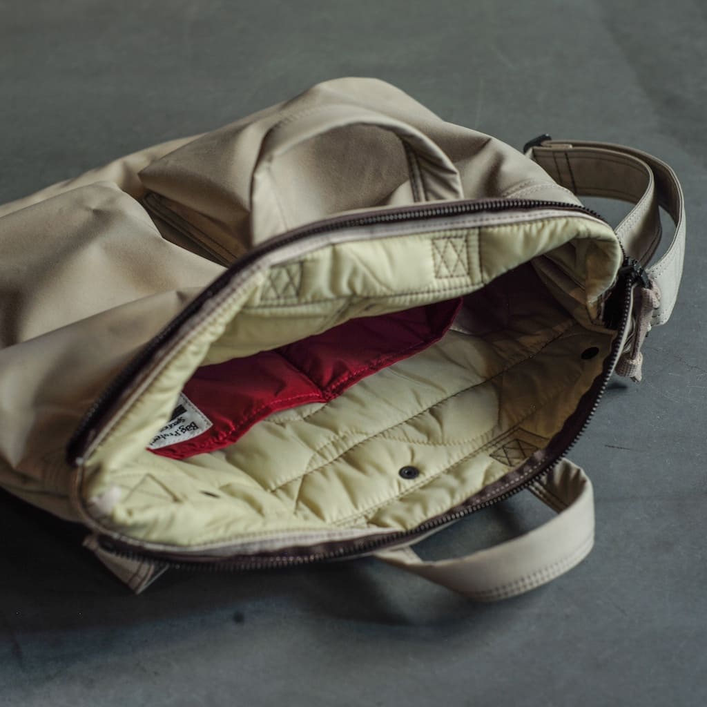 HELMET BAG - VINTAGE GORE-TEX - SAND – ANATOMICA KYOTO アナトミカ京都