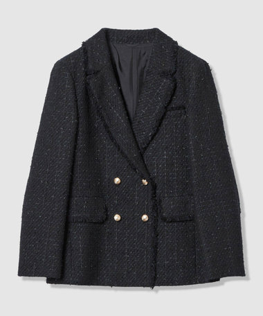 Eternal Line 2026】ミックスツイードダブル ジャケット|ANAYI