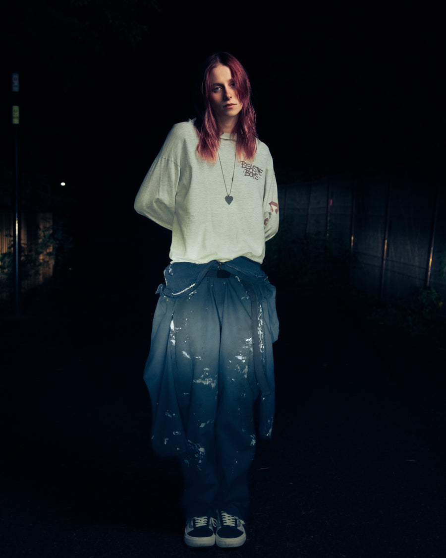 ANDK002 FADED WORK JUMPSUITS DARK NAVY – ANACHRONORM