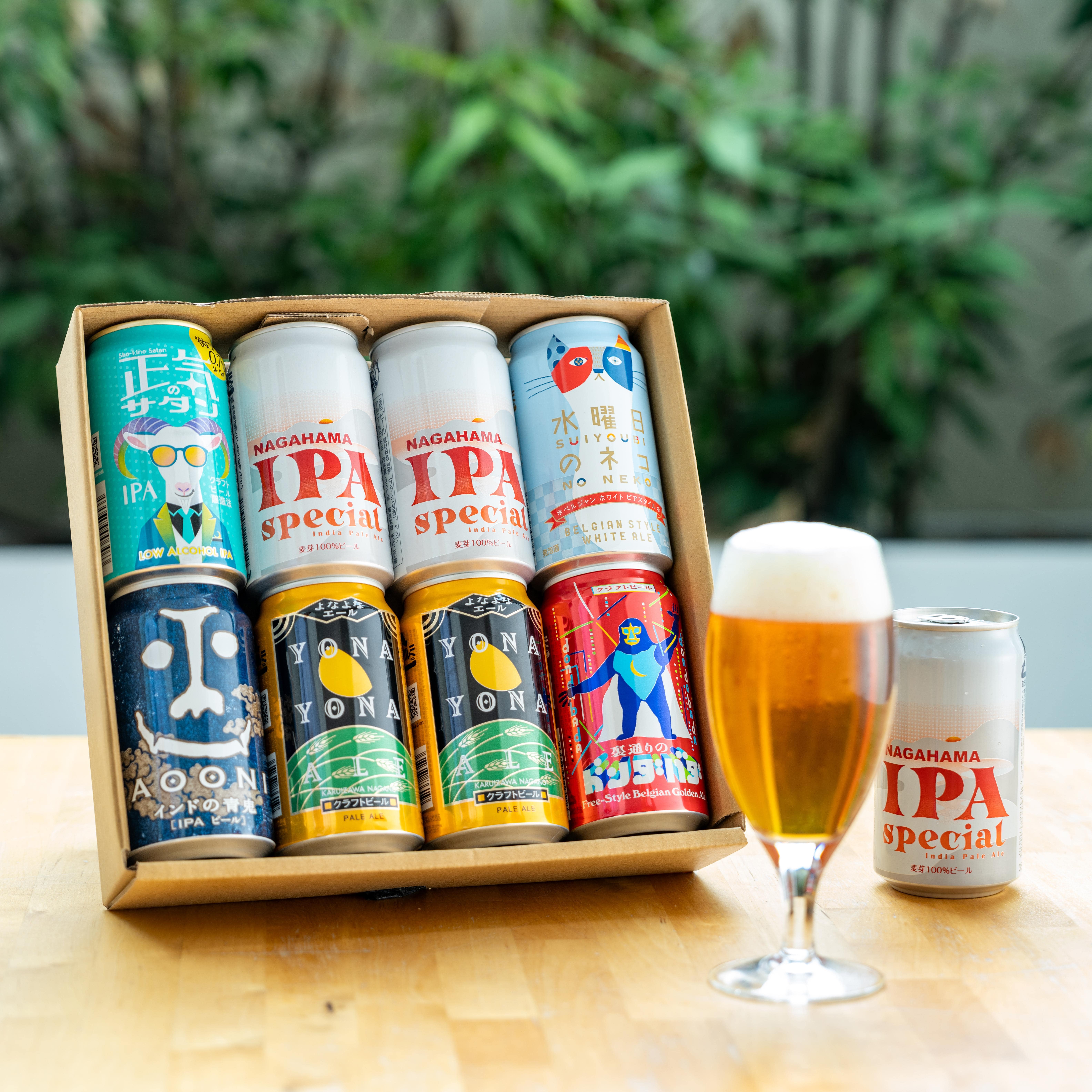 長浜IPAスペシャル&クラフトビール（よなよなエール、インドの青鬼