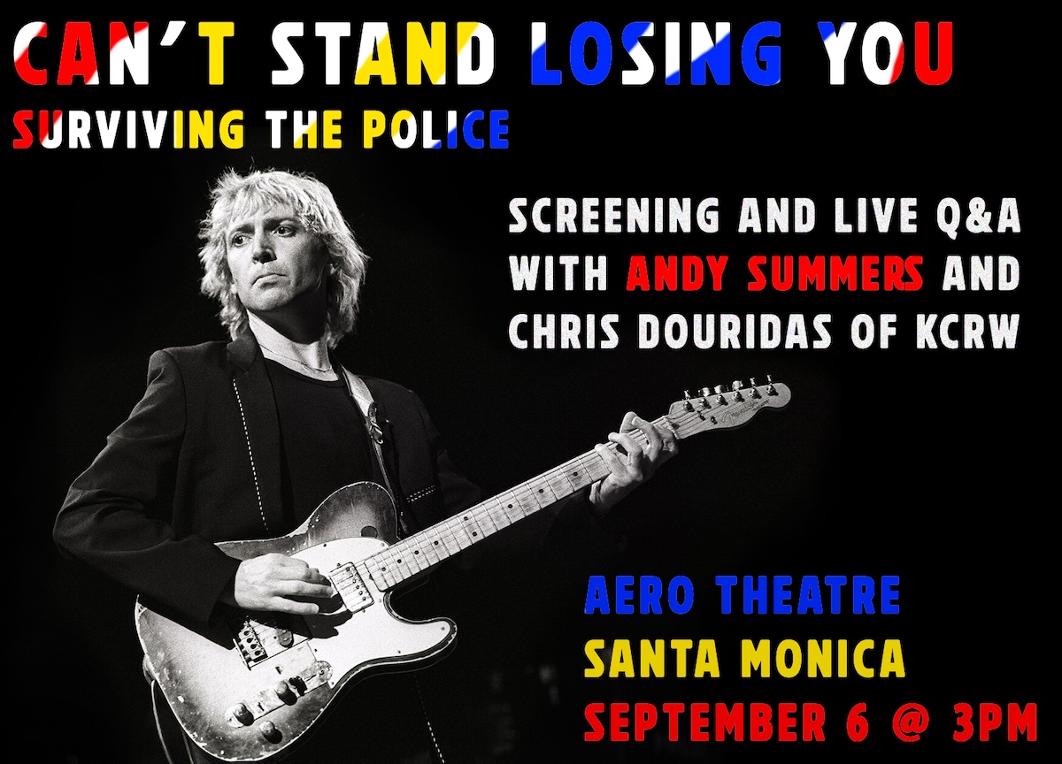 Live QA and Film Screening with Andy Summers in Santa Monica, CA