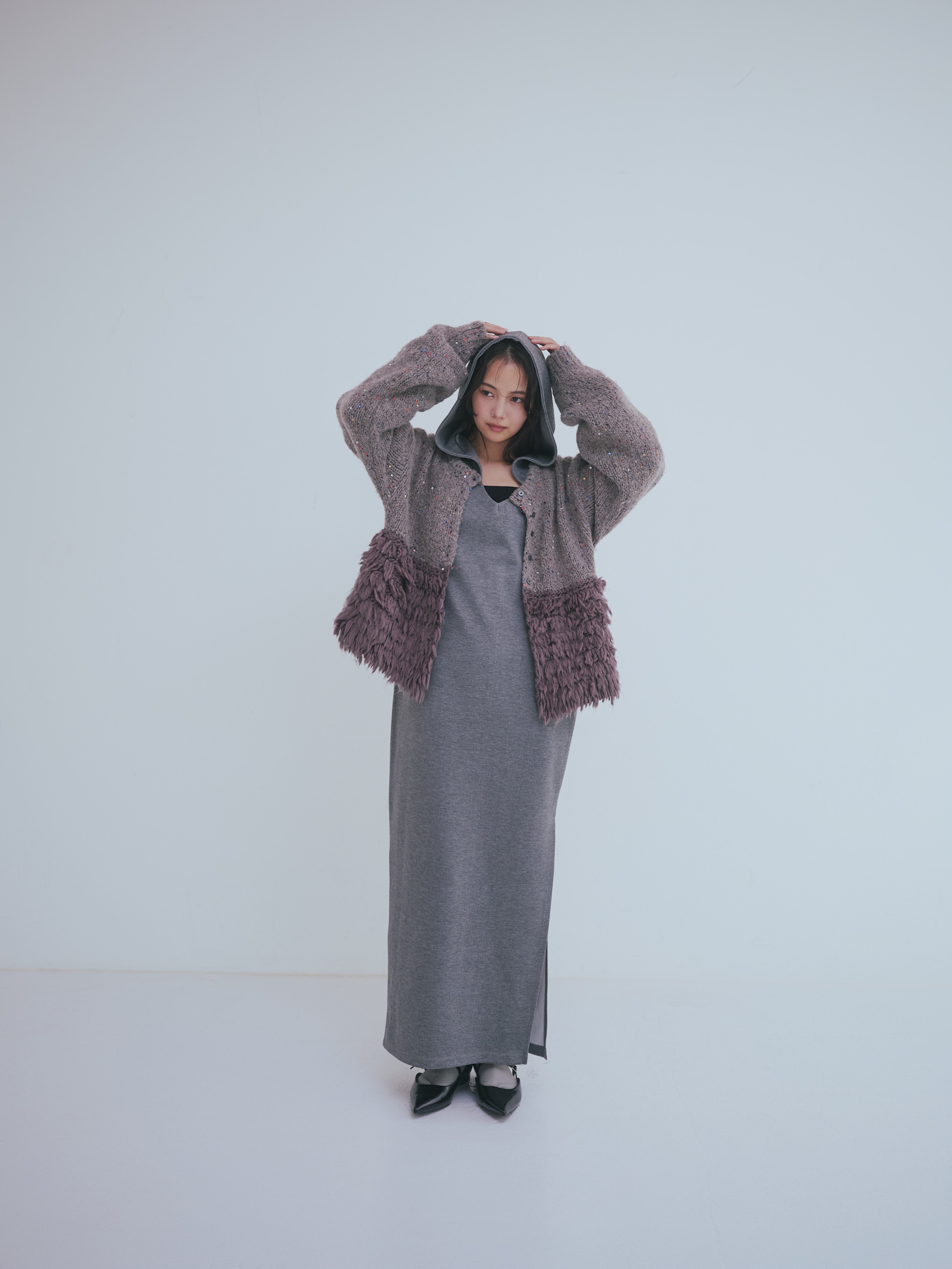 fringe design gritter knit – andequal