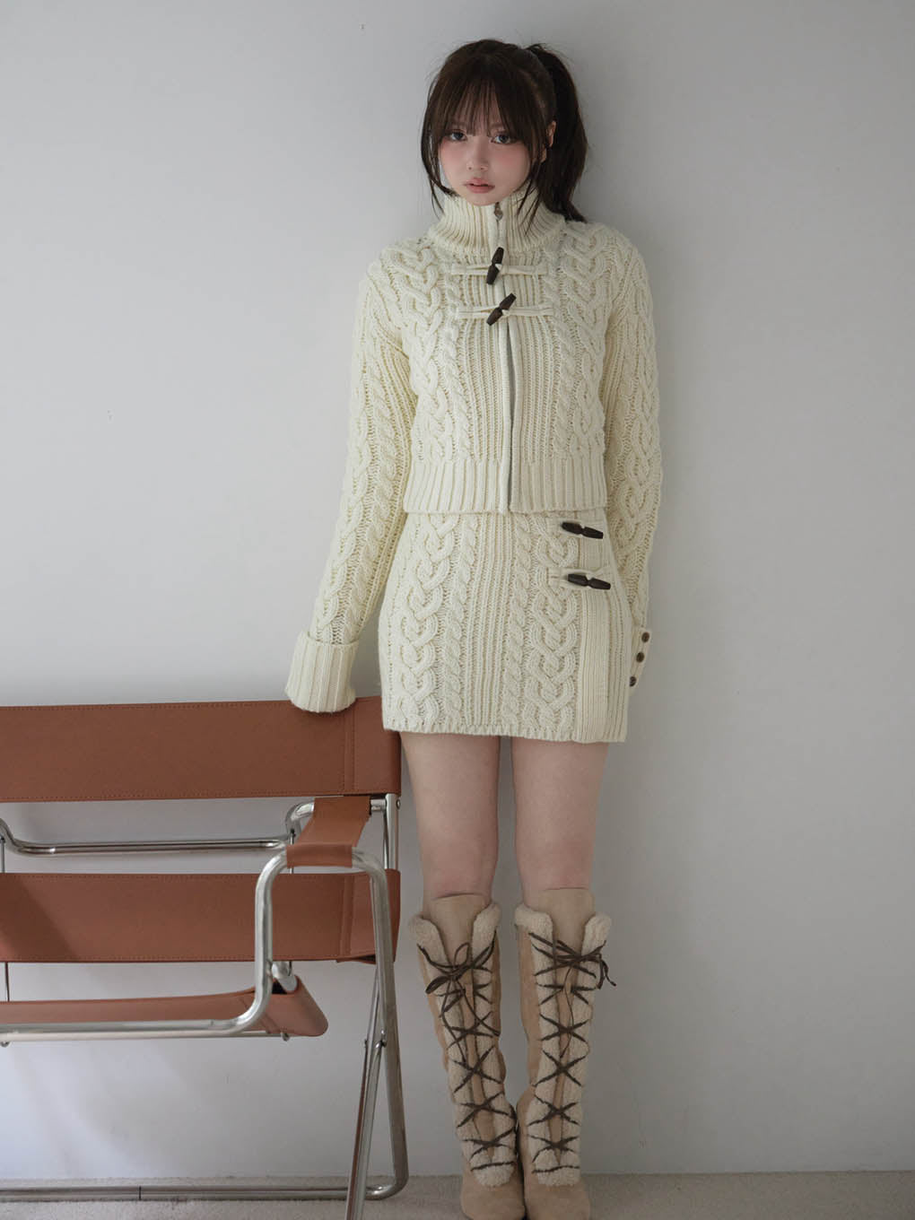 ANDMARY】Rosalia lace up boots