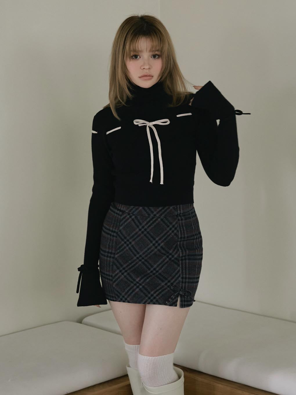 ANDMARY】Lilian ribbon tops