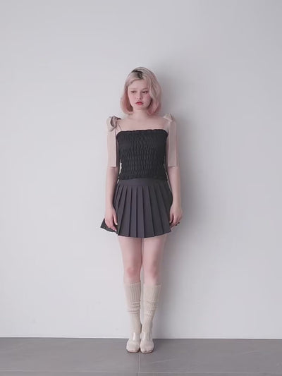 ANDMARY】May shirring tops