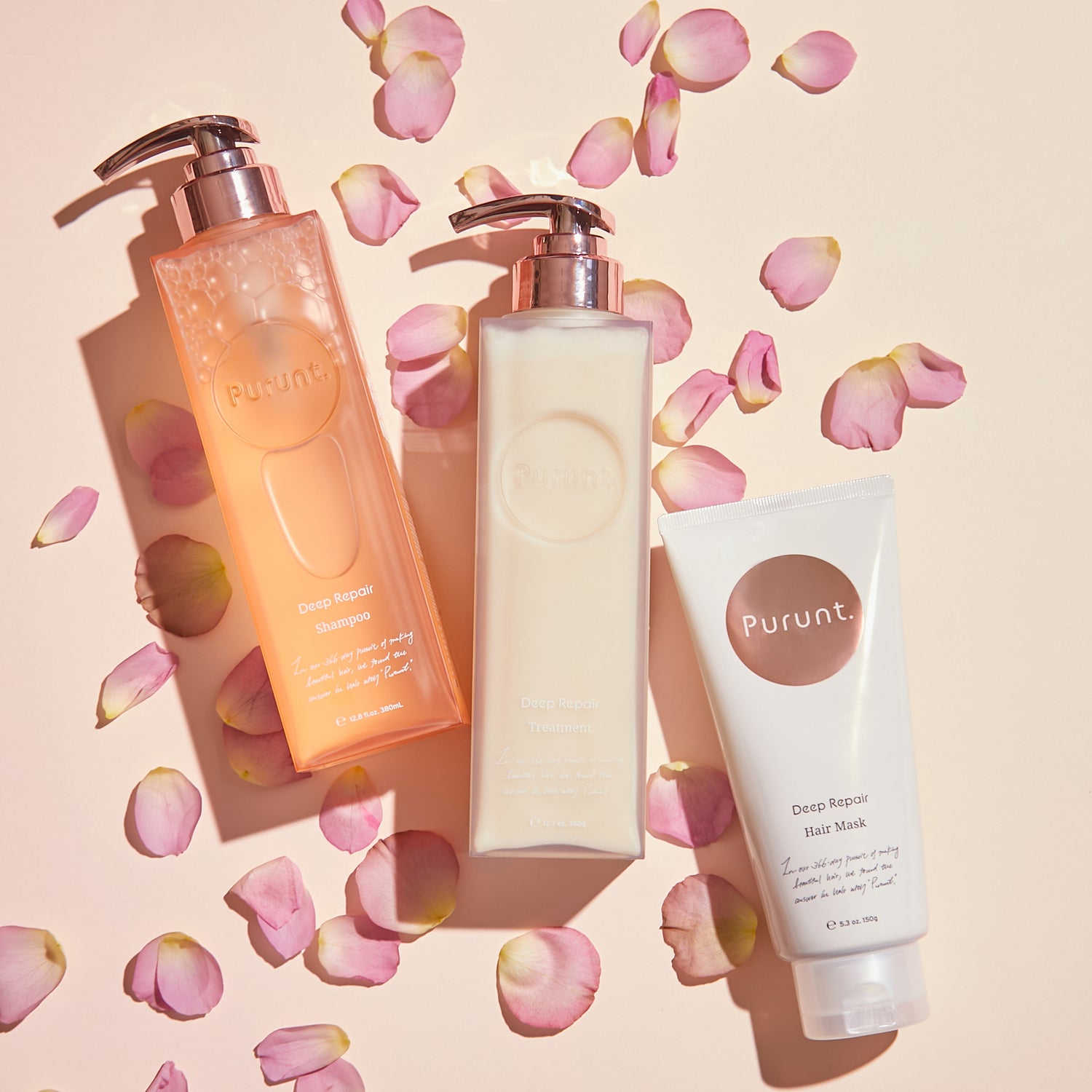 ボトルセット＋ヘアマスク】プルント ディープリペア美容液シャンプー