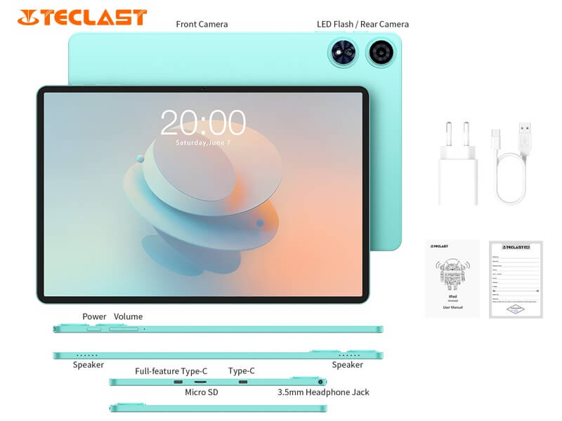 TECLAST P50Ai発表 - 動画の超解像や姿勢改善に対応、触れずに操作