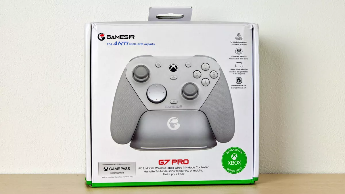 GameSir G7 Proレビュー：ドリフト防止スティック搭載、充電スタンド