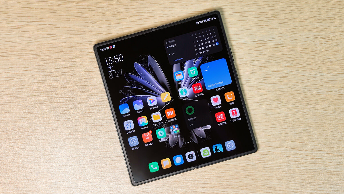 Xiaomi MIX Fold 2レビュー。8インチ折りたたみスマホなのに265gと軽量
