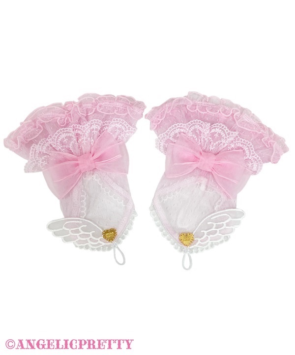 Angelic Pretty アームウォーマー サテンリボン ピンク Angelic Pretty