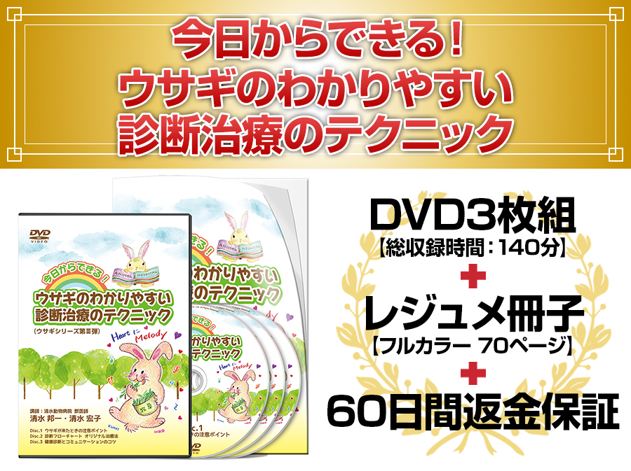 今日からできる！ ウサギのわかりやすい診断治療のテクニック | 株式