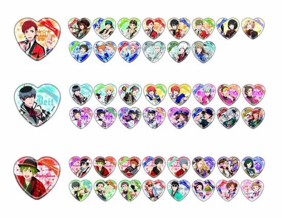 アイドルマスター SideM】「ハート缶バッジコレクション」が予約開始