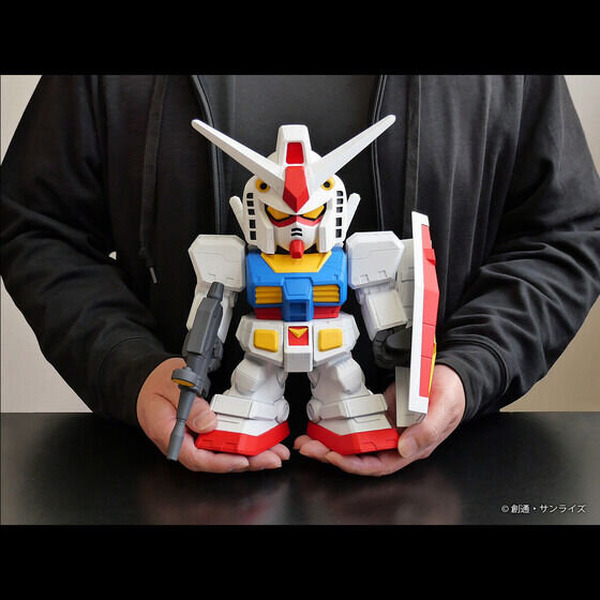 SDガンダム「RX-78-2 ガンダム」と「RX-77-2 ガンキャノン」がビッグ